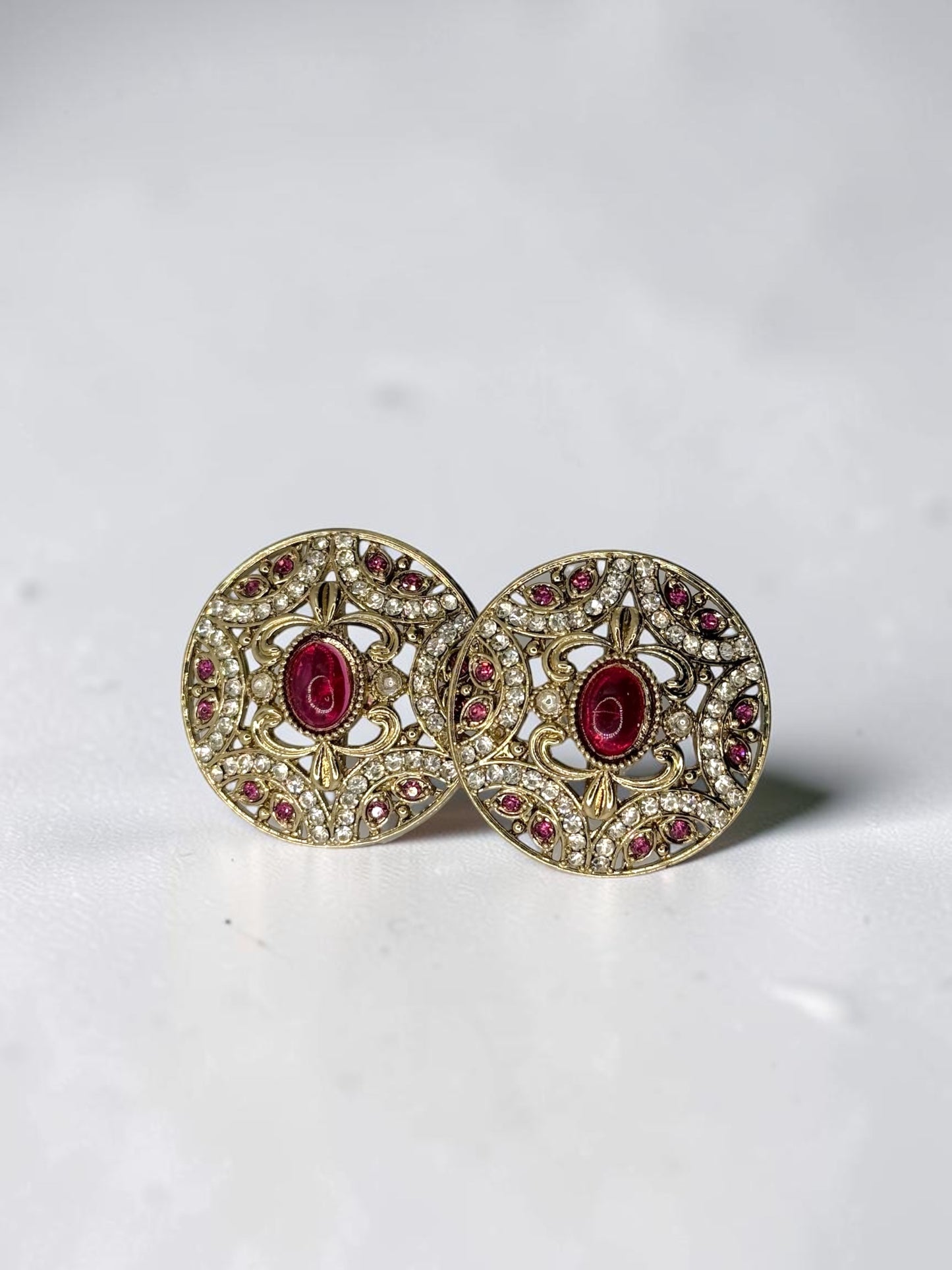 Shanvi शान्वी Studs in Hot Pink