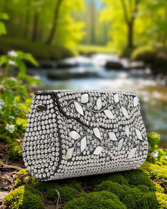 Fatimah فاطمة Brass Opal Clutch