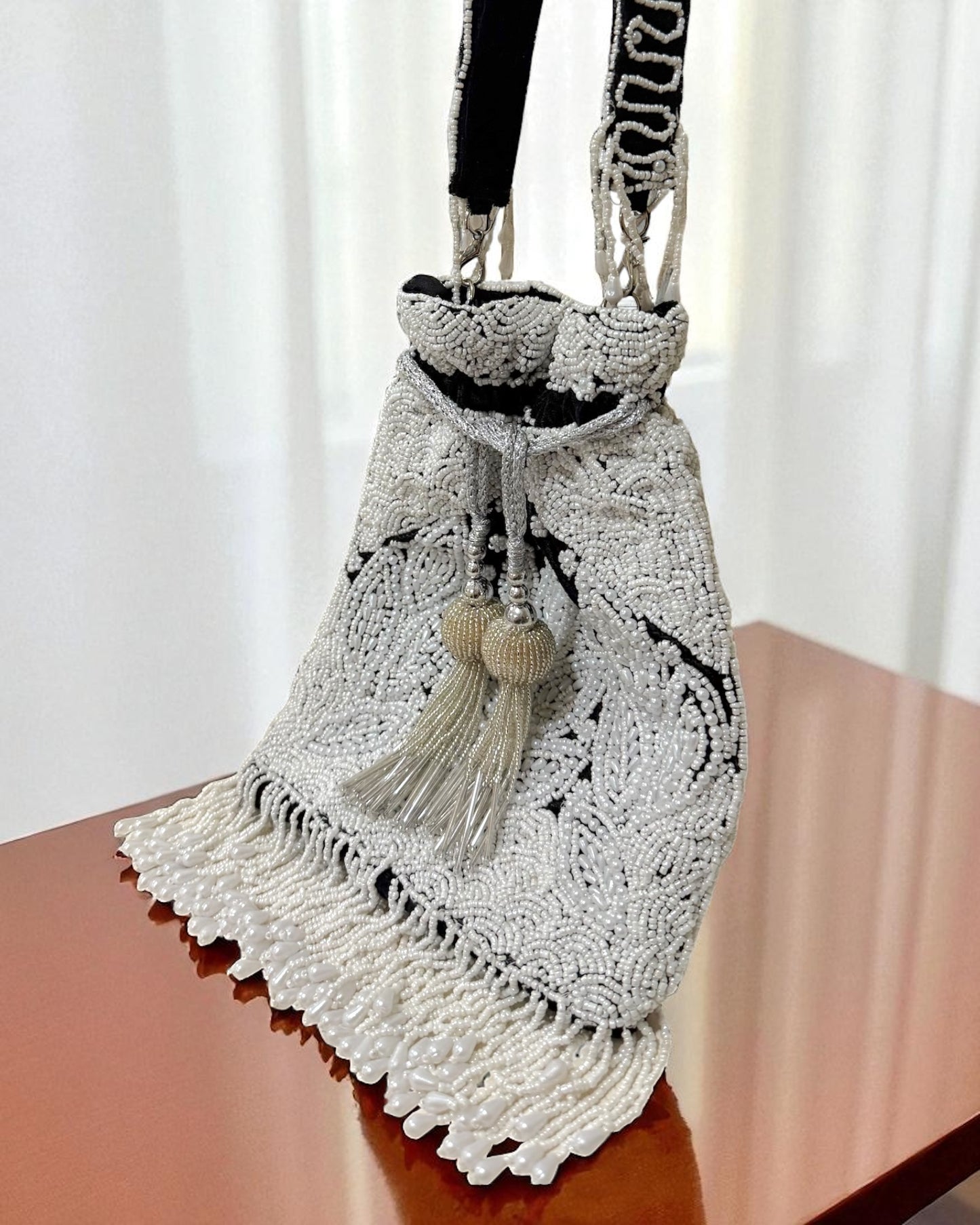 Reja رجا Potli Bag in Black
