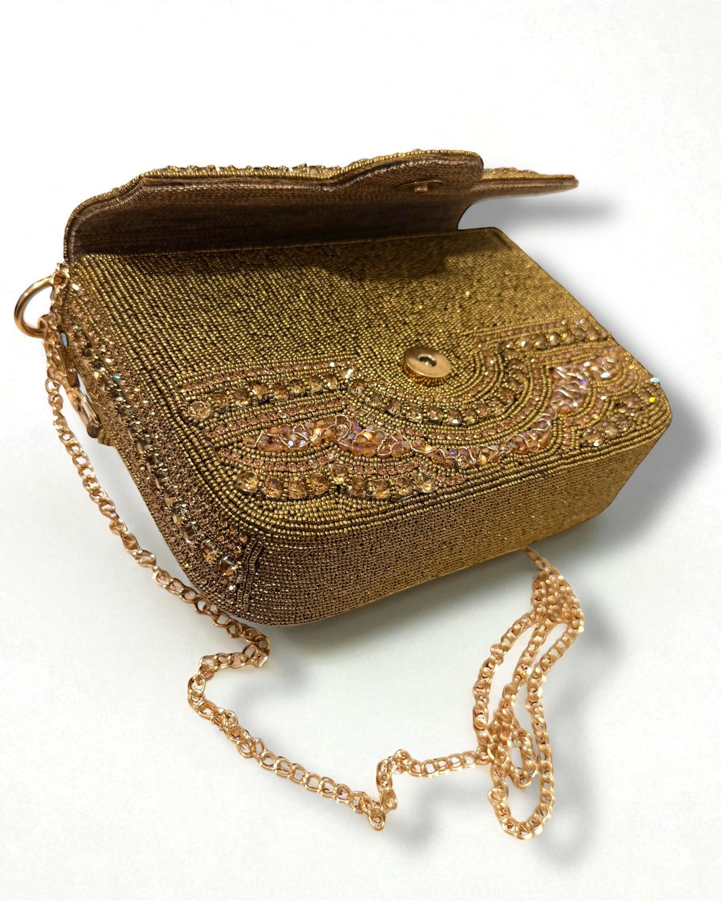 Faryal فَريال Vintage Bag in Antique Gold