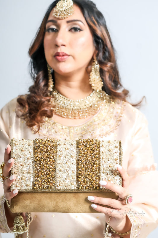 Fariha فَرِيحَة Bag in Gold