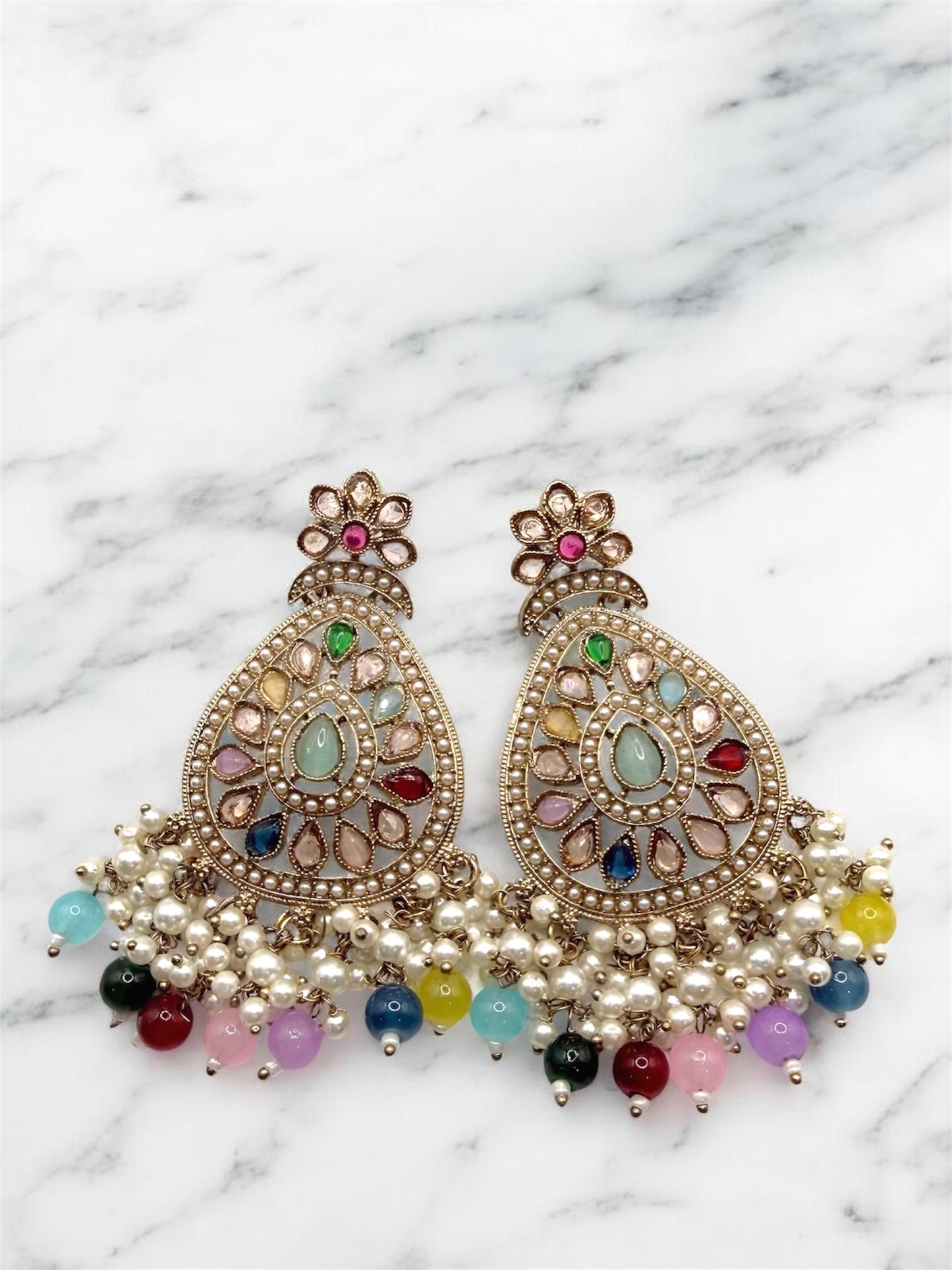 Deepa दीपा Earrings in Multicolor