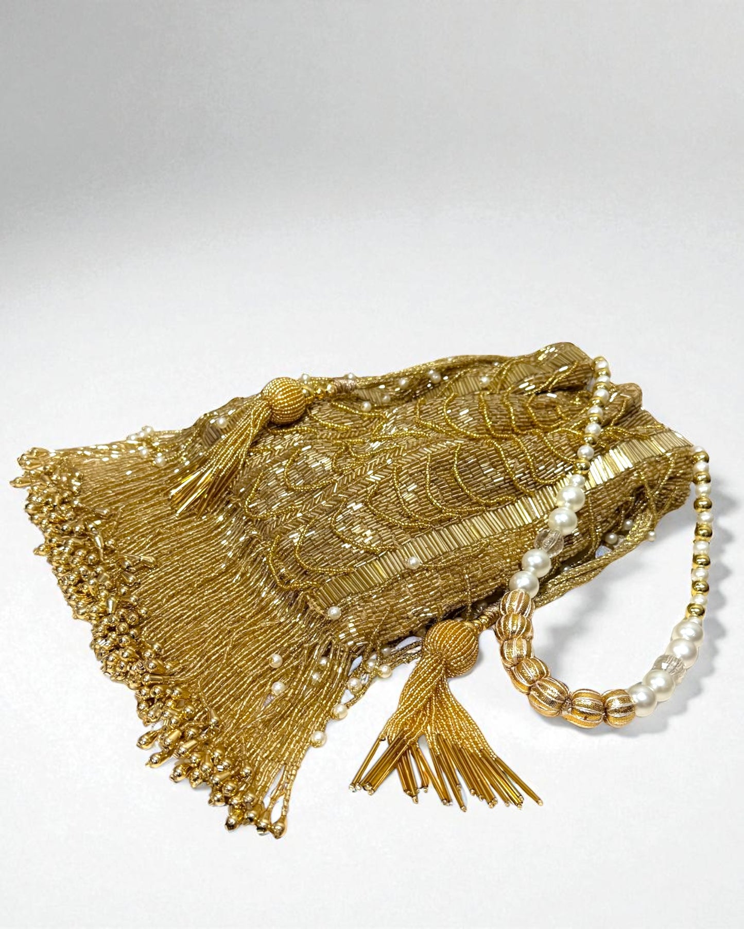 Lubna لبنى Vintage Bag in Gold