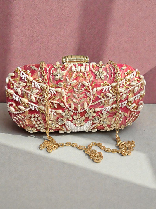 Saja سجى Handmade Clutch in Multicolor