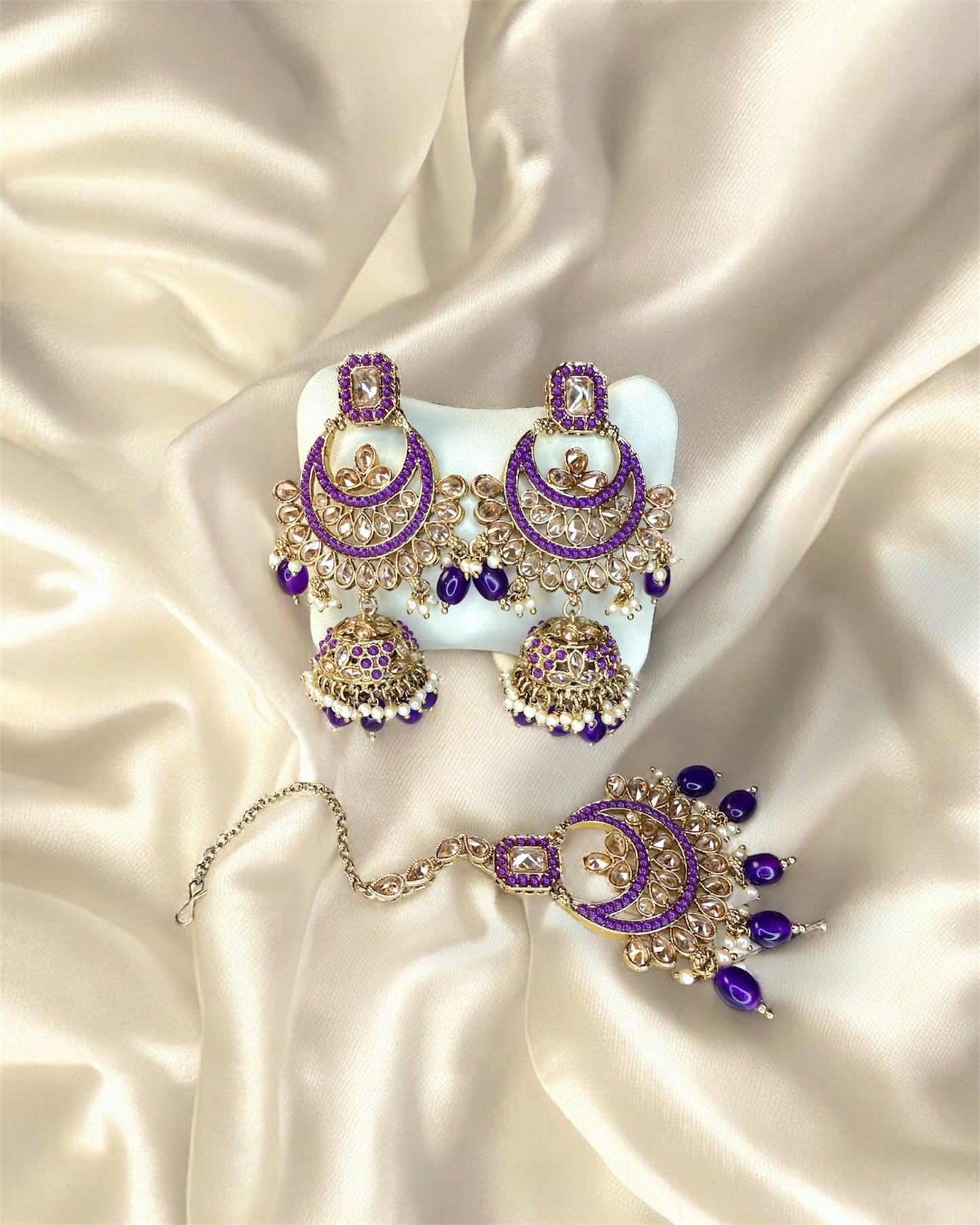Diyaa ضياء Bridal Set in Purple