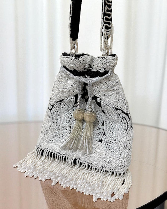 Reja رجا Potli Bag in Black