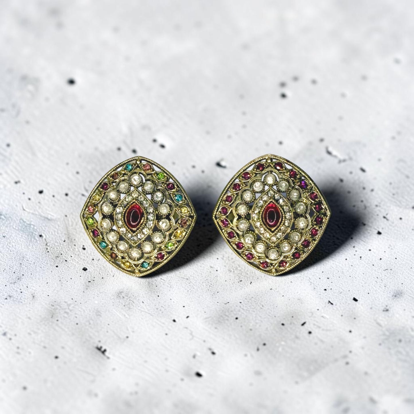 Mahrukh ماہ رخ Kundan Rings