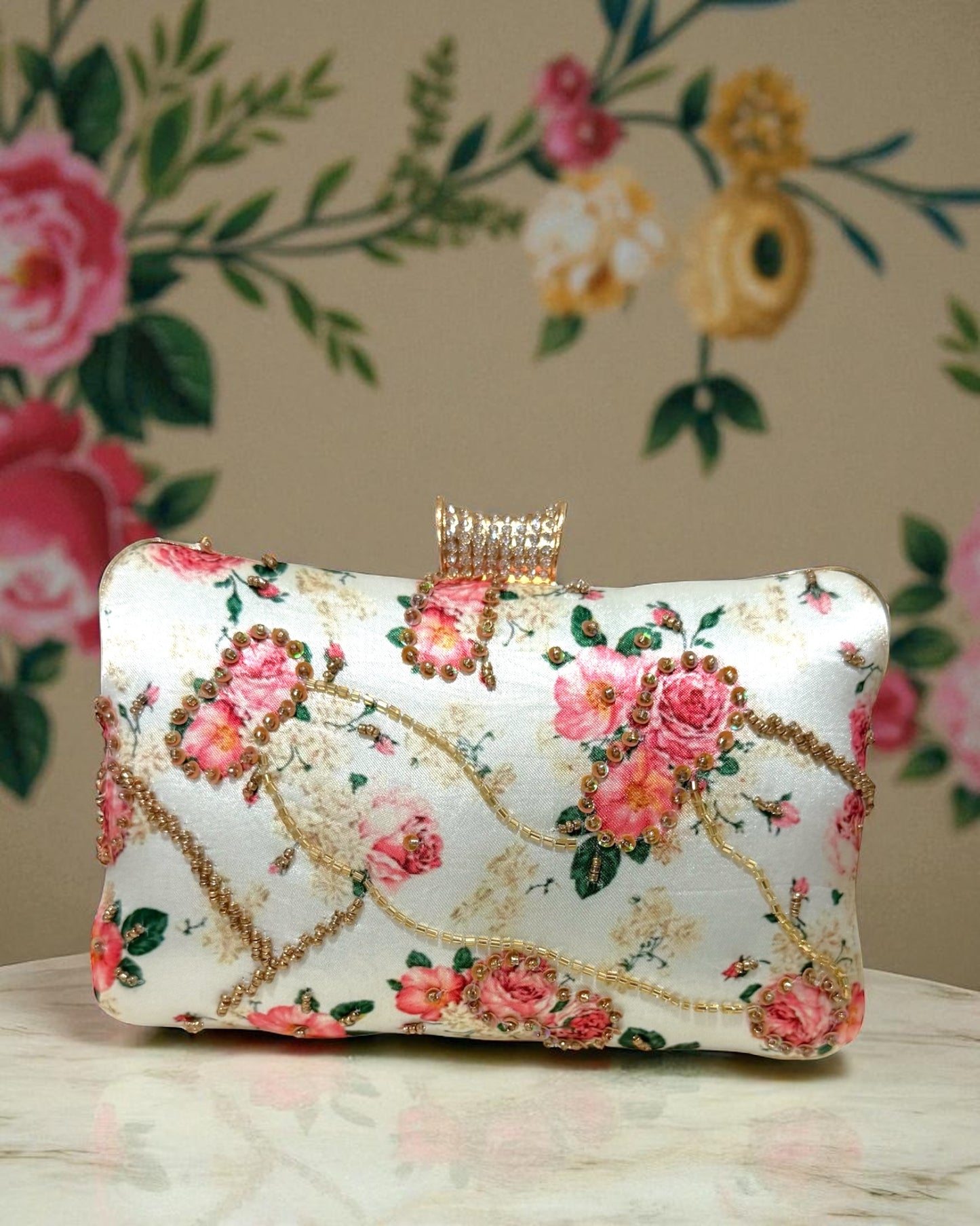 Hulm حلم Dreamy Floral Clutch