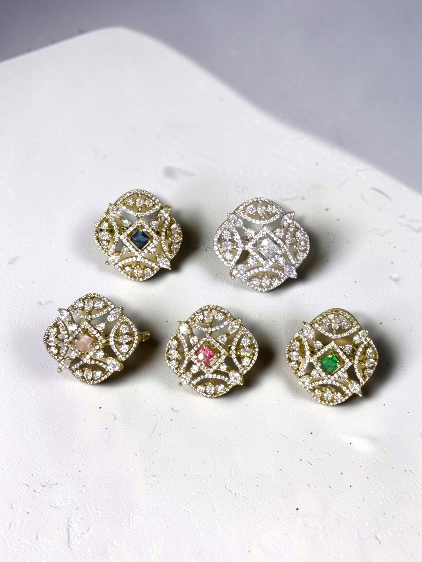 Najiya ناجية American Diamond Rings