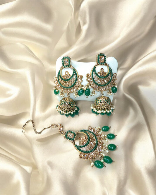 Diyaa ضياء Bridal Set in Green