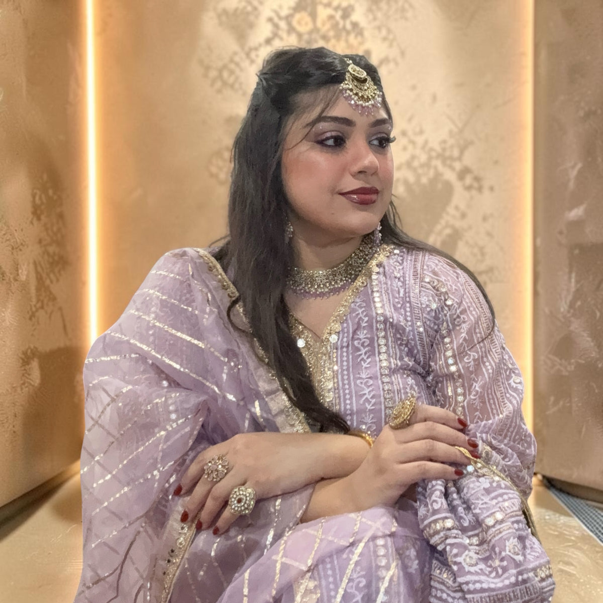 Samah سماح Lavender Sharara