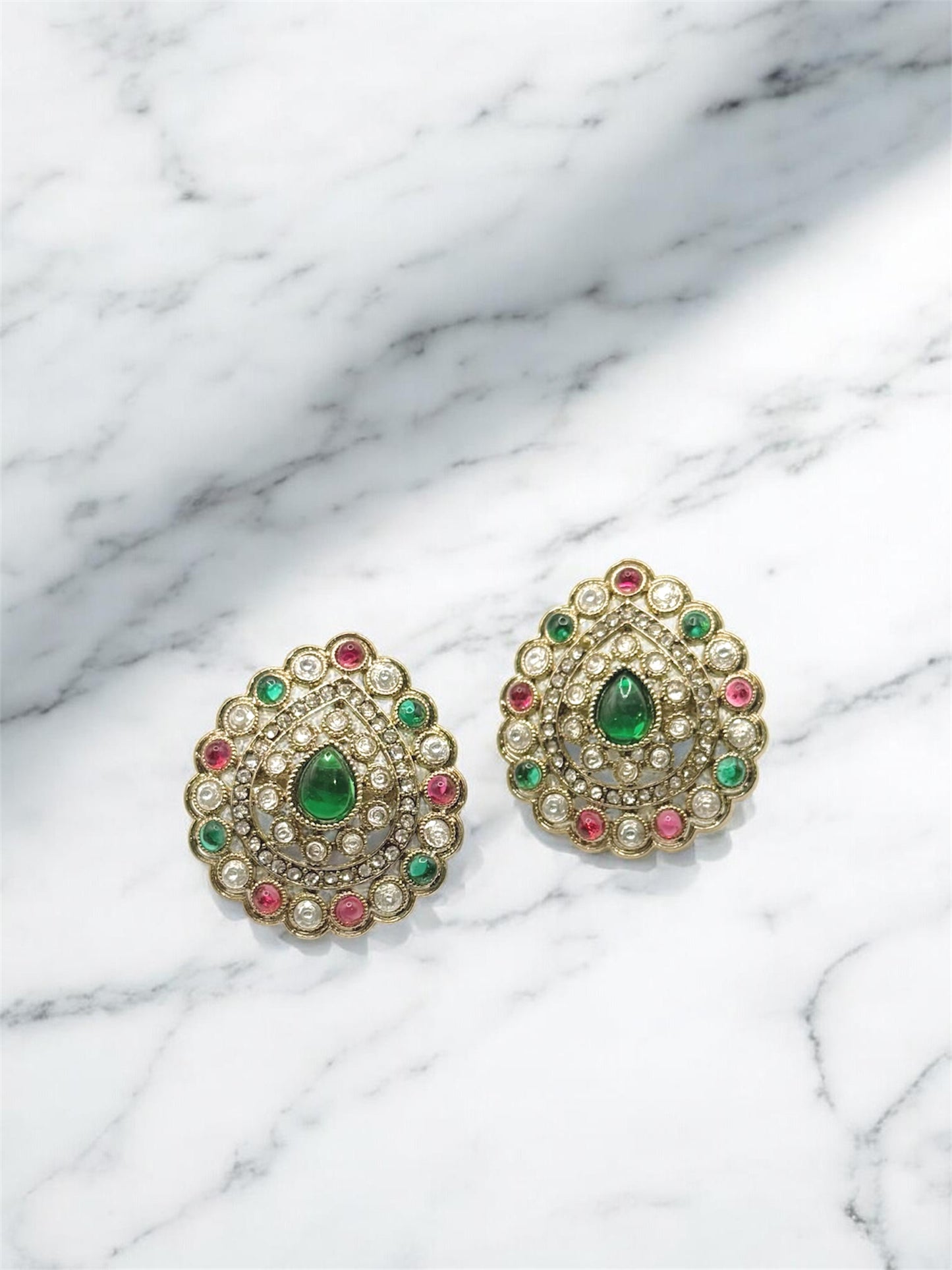 Savitri सावित्री Studs in Multicolor