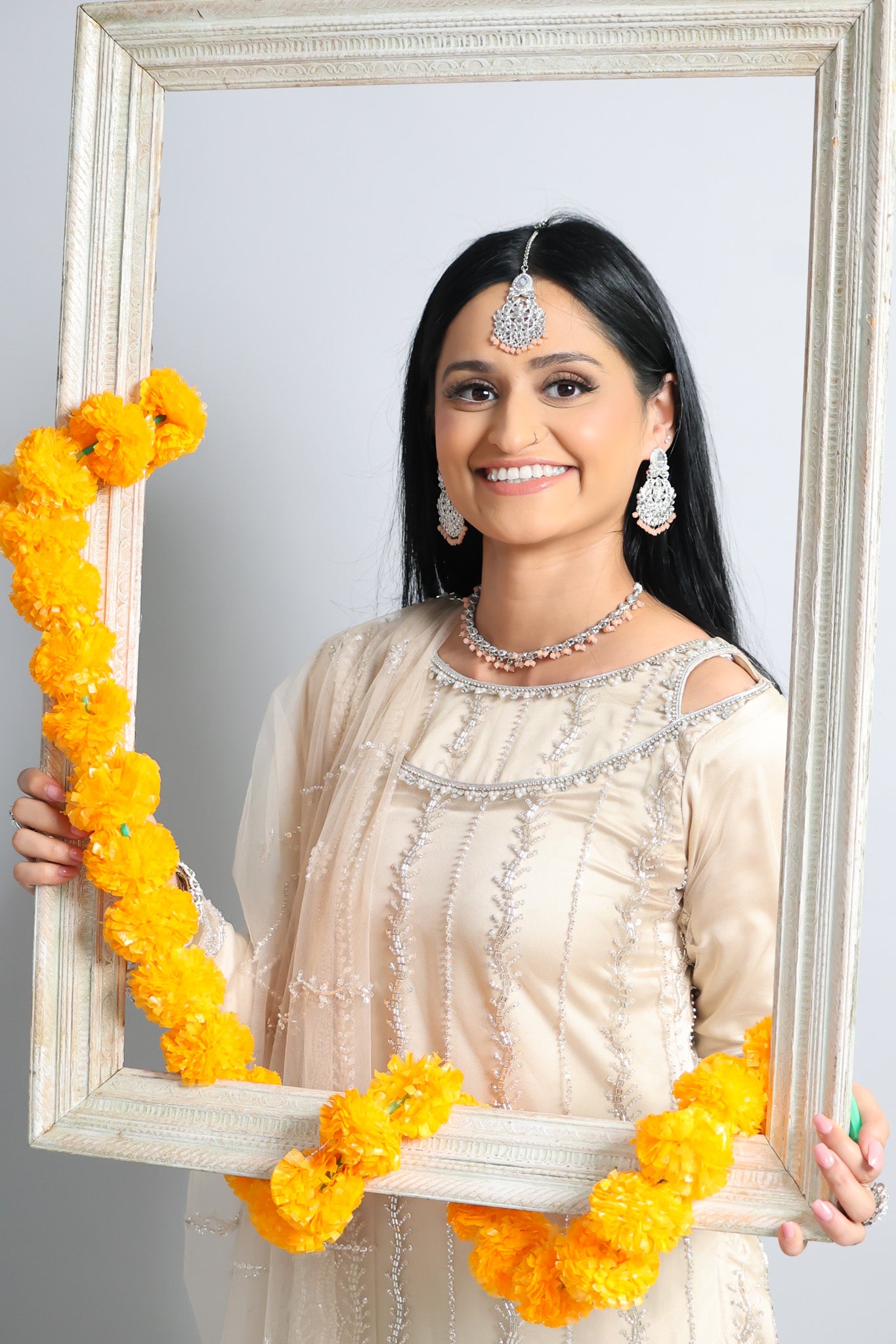 Hira حرا Danity Set in Blush Pink & Gold