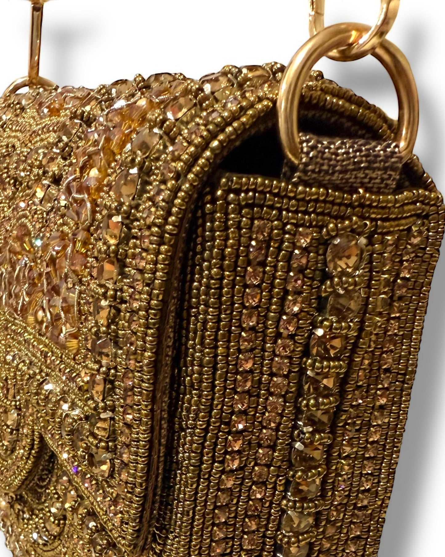 Faryal فَريال Vintage Bag in Antique Gold