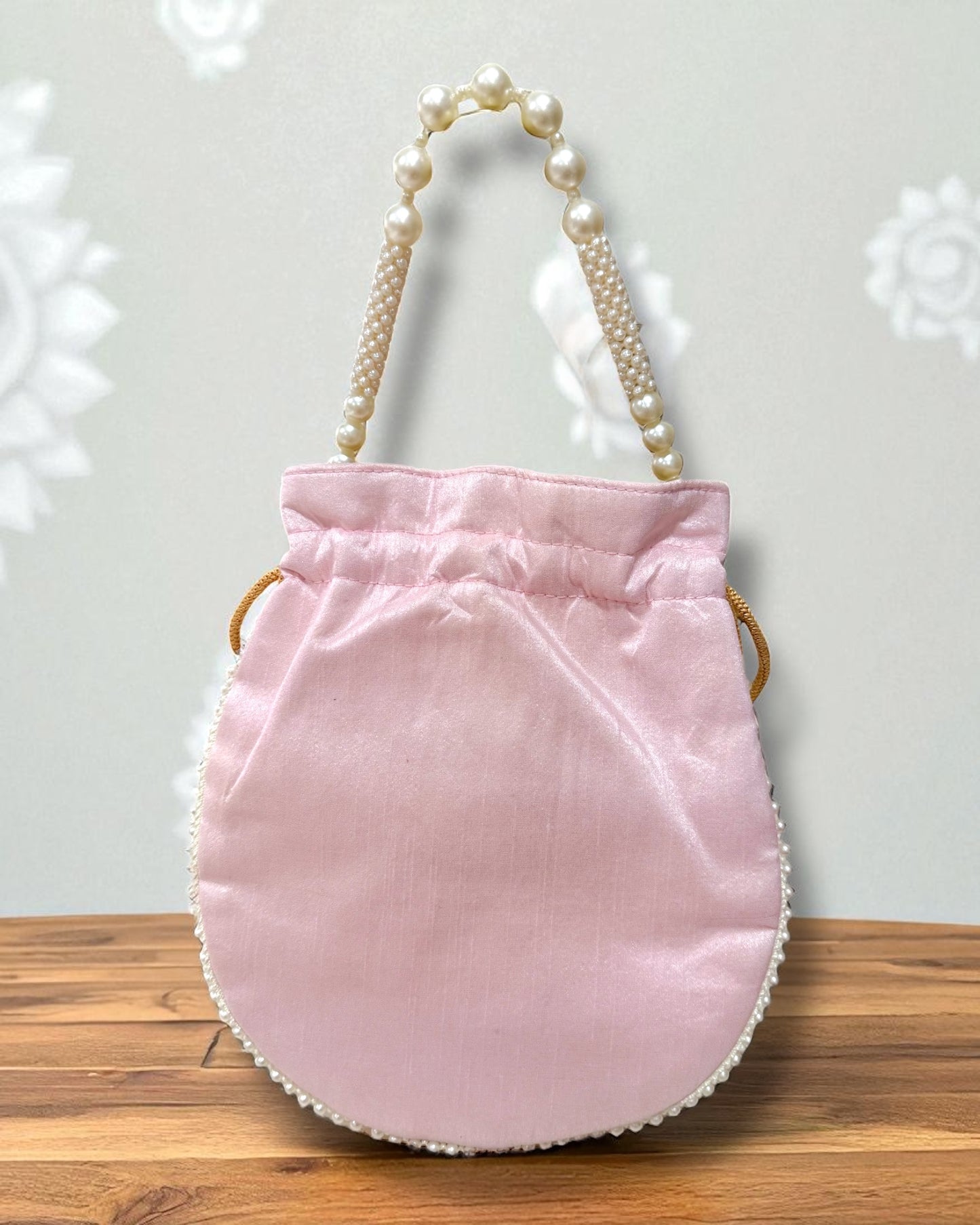 Suhani सुहानी Pearl Floral Potli Bag