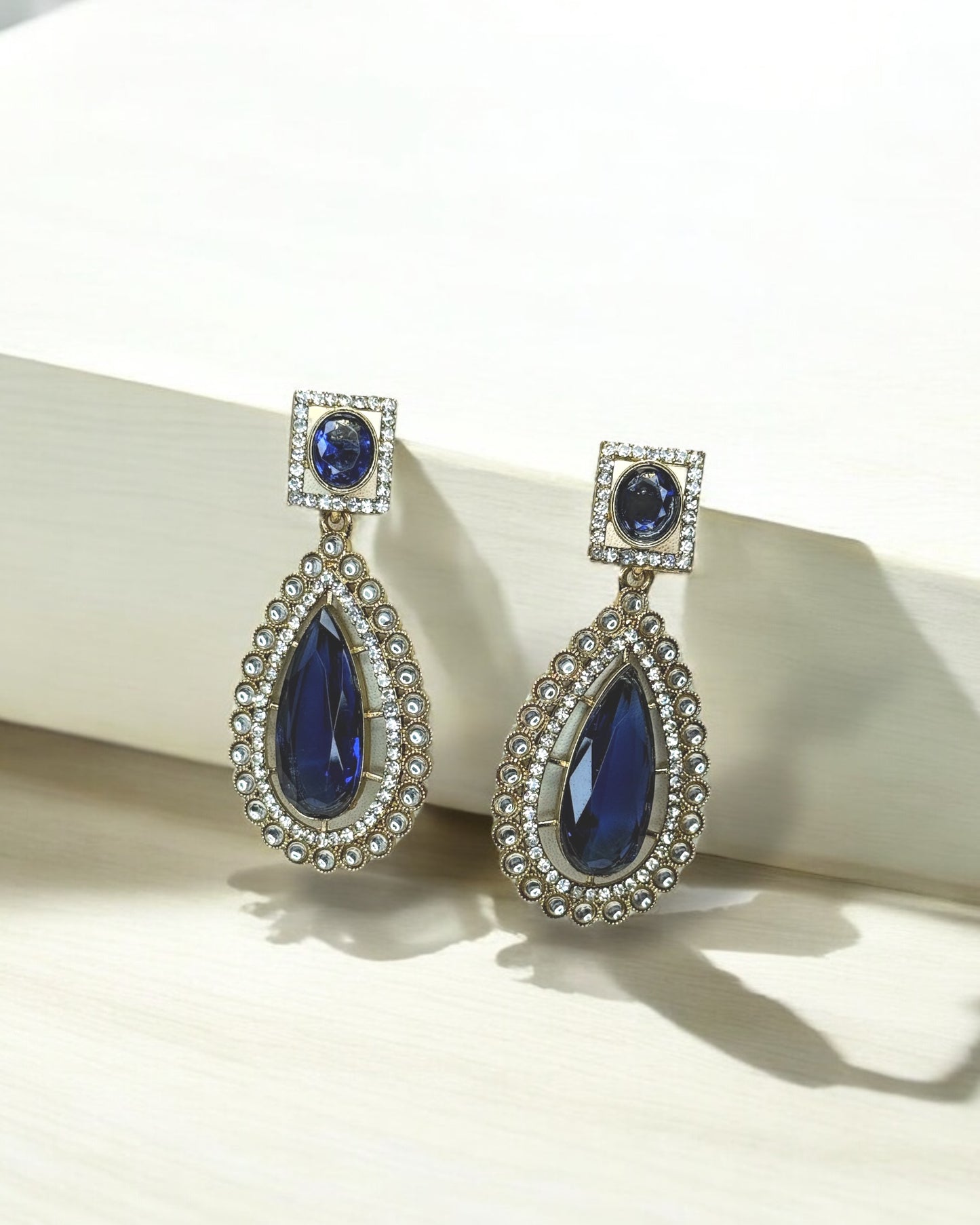 Ziya ضياء Earrings in Blue
