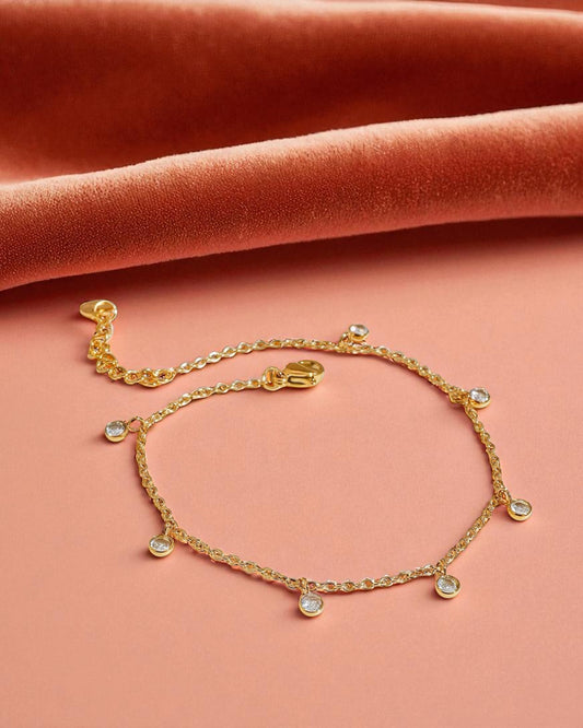 Saya साया 18K Gold Plated Anklet