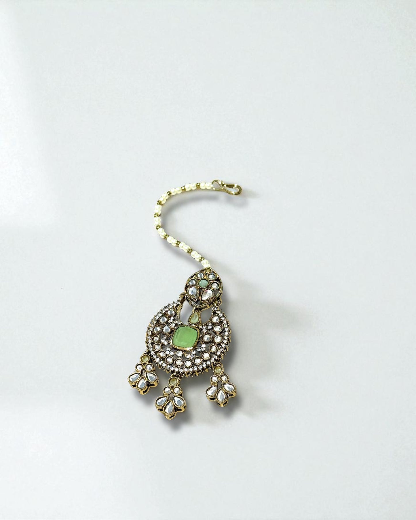 Rajeshwari राजेश्वरी Royal Mala Set in Mint