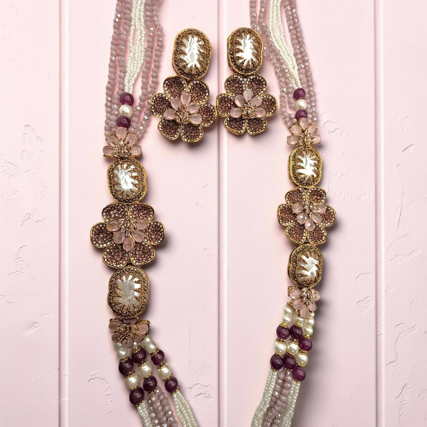 Bedriye Turkish Mala Set in Lavender
