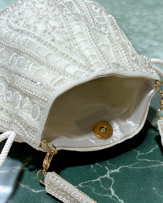 Sehar سحر Bag in White
