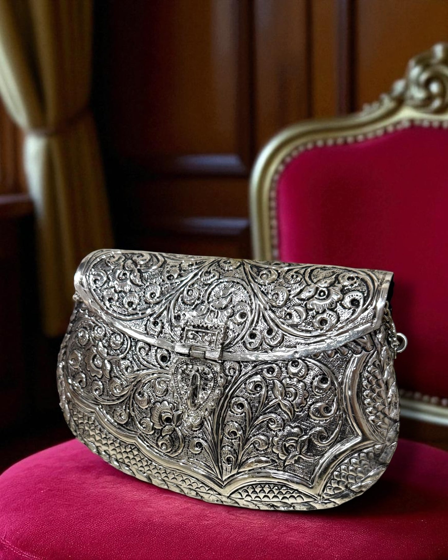Zaynab زينب Brass Clutch