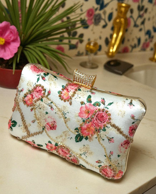 Hulm حلم Dreamy Floral Clutch