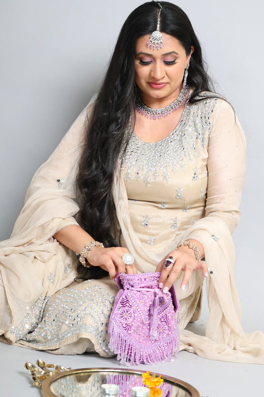 Leyla ليلى Dream Bag in Purple