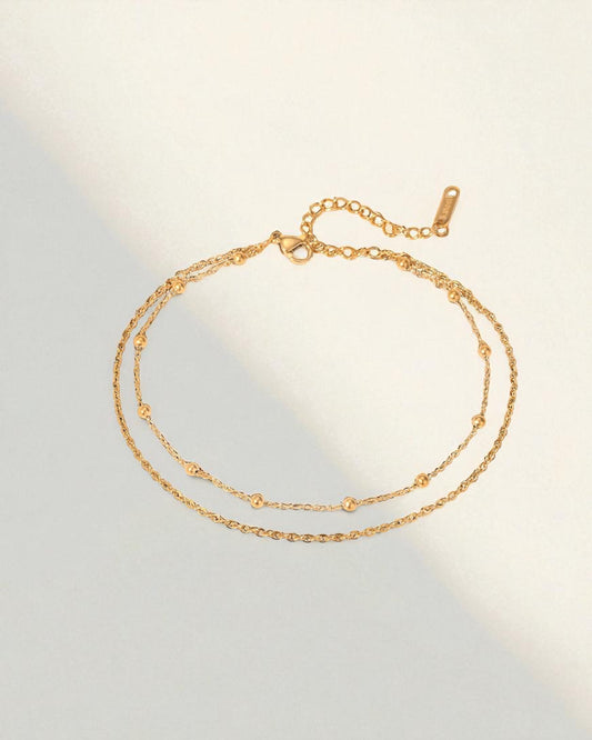 Asha आशा 2 in 1 18K Gold Plated Anklet