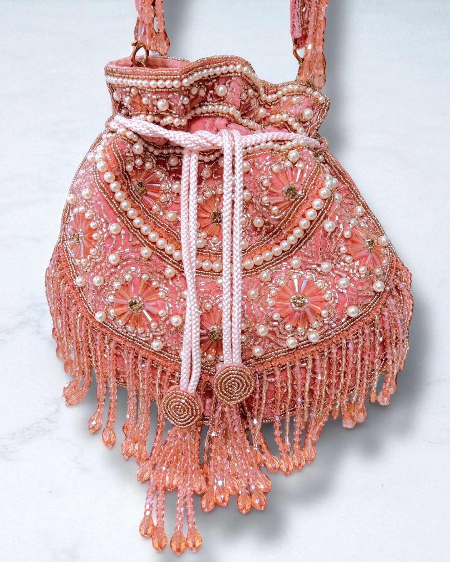 Zara زارا Potli Bridal Bag in Pink