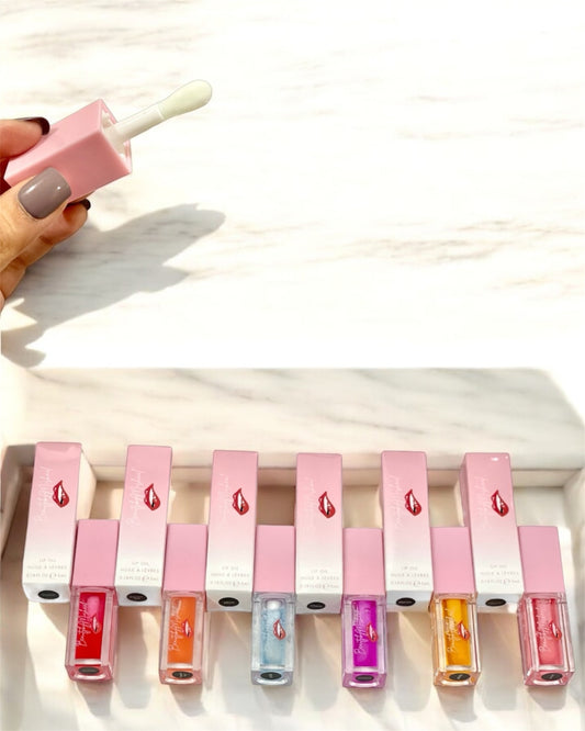 Lip Oils with Thick Applicator