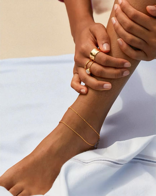 Asha आशा 2 in 1 18K Gold Plated Anklet