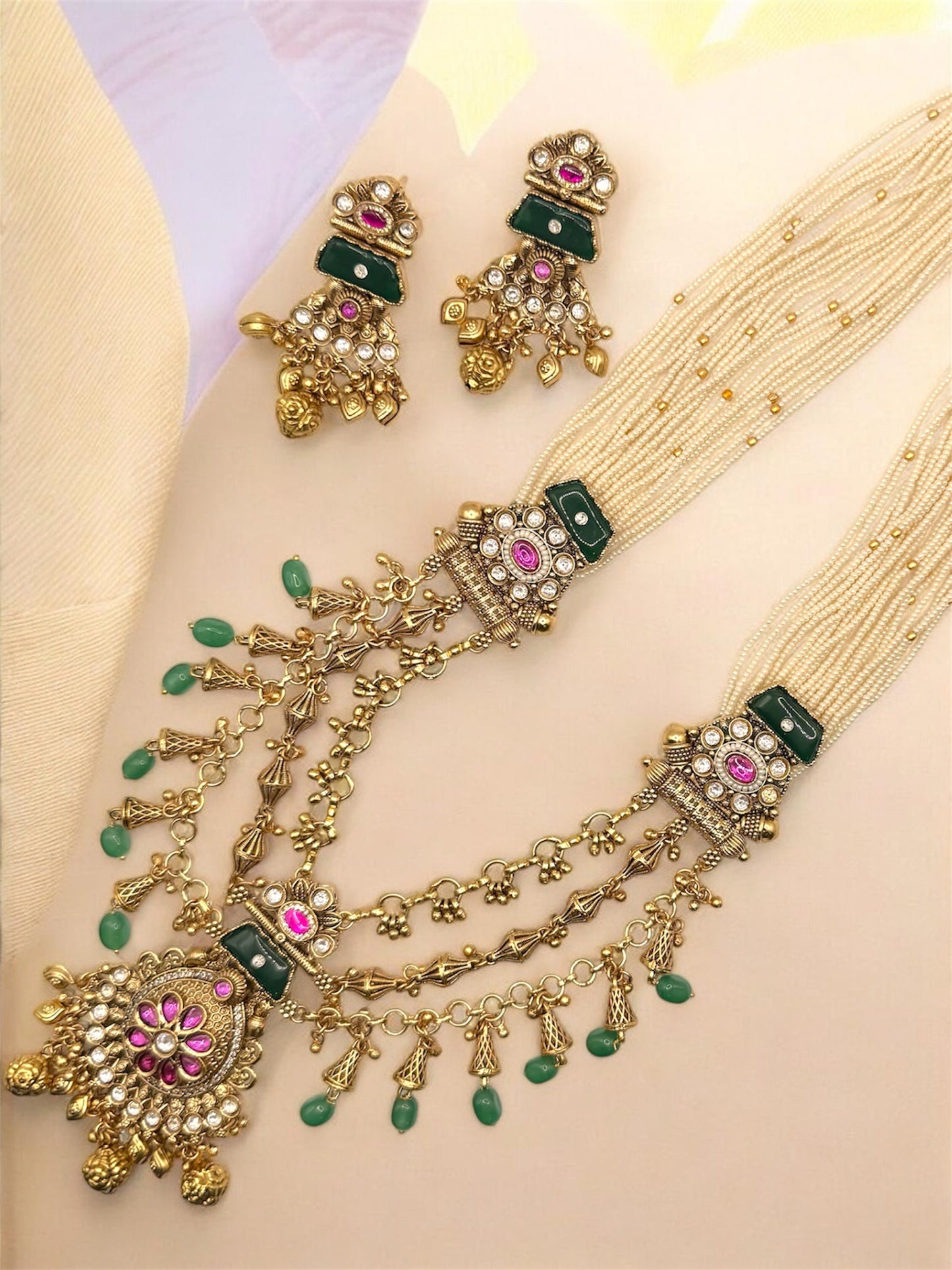 Aanchal — आँचल Heritage Mala Set