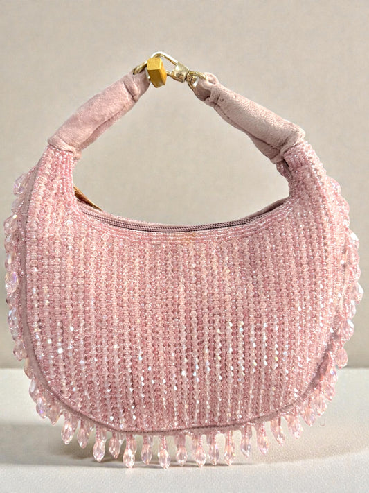 Maha مها Handmade Bag in Lilac Pink