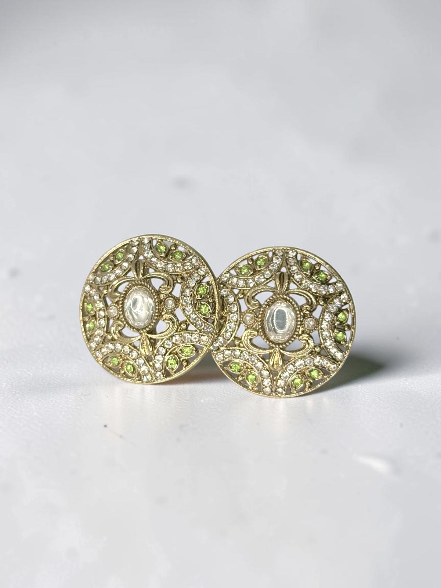 Shanvi शान्वी Studs in Light Green