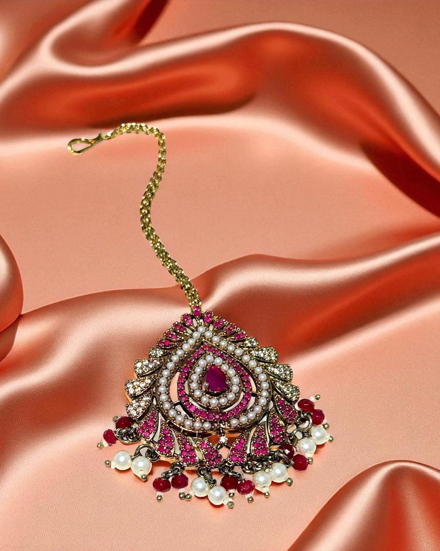 Aisha عائشة Bridal Set in Ruby