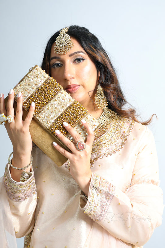 Fariha فَرِيحَة Bag in Gold