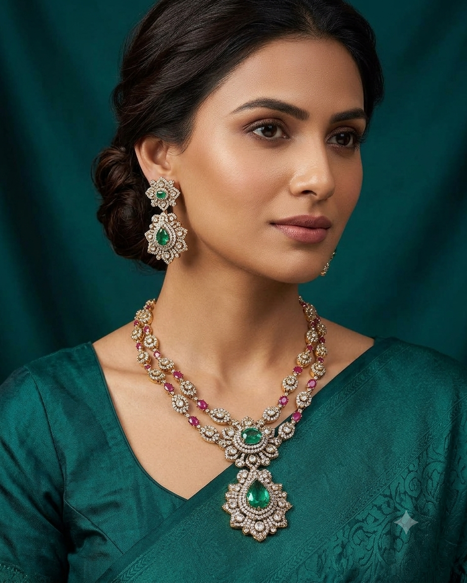 Manal منال Gold Plated Victorian Set