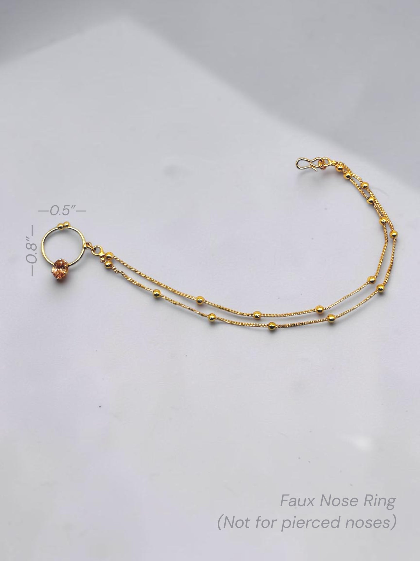 Faux Oval Nose Ring