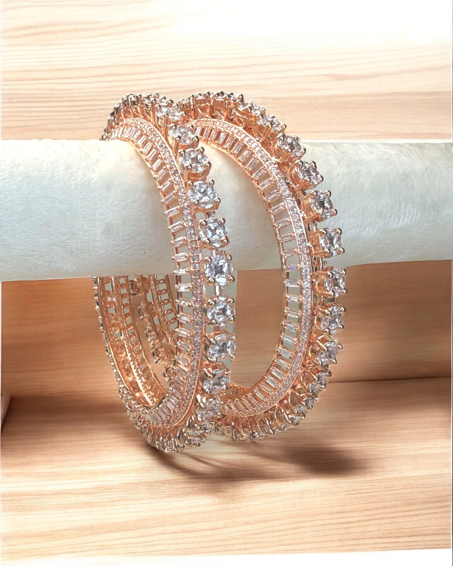 Dana دانا Rose Gold American Diamond Kare