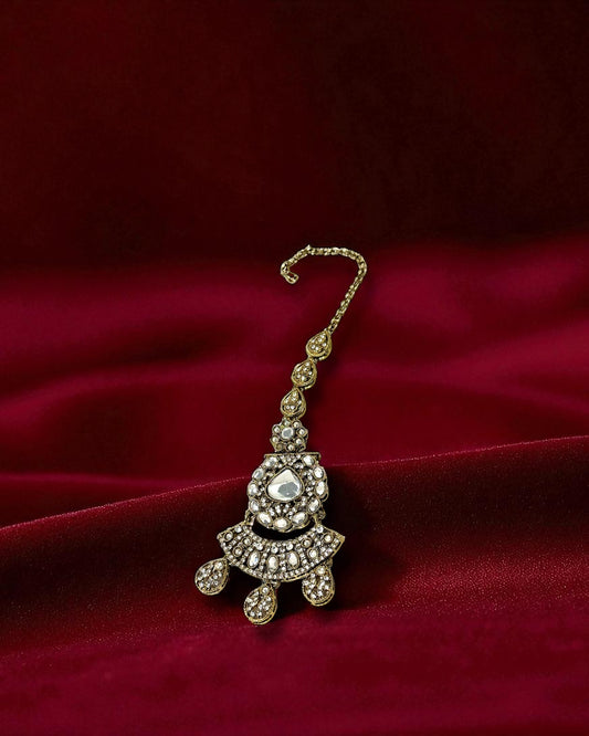 Rajeshwari राजेश्वरी Royal Mala Set in White Gold