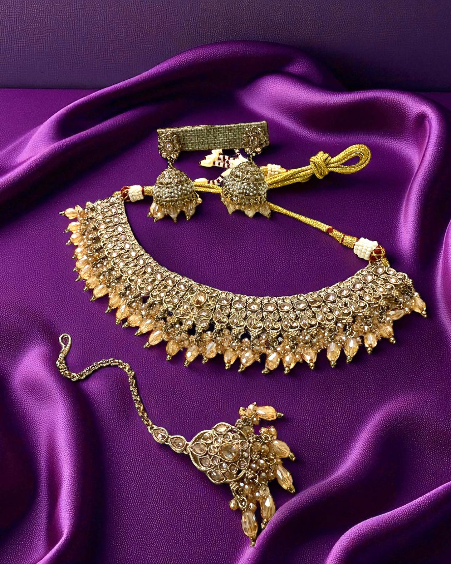 Amaira अमैरा Polki Set in Gold