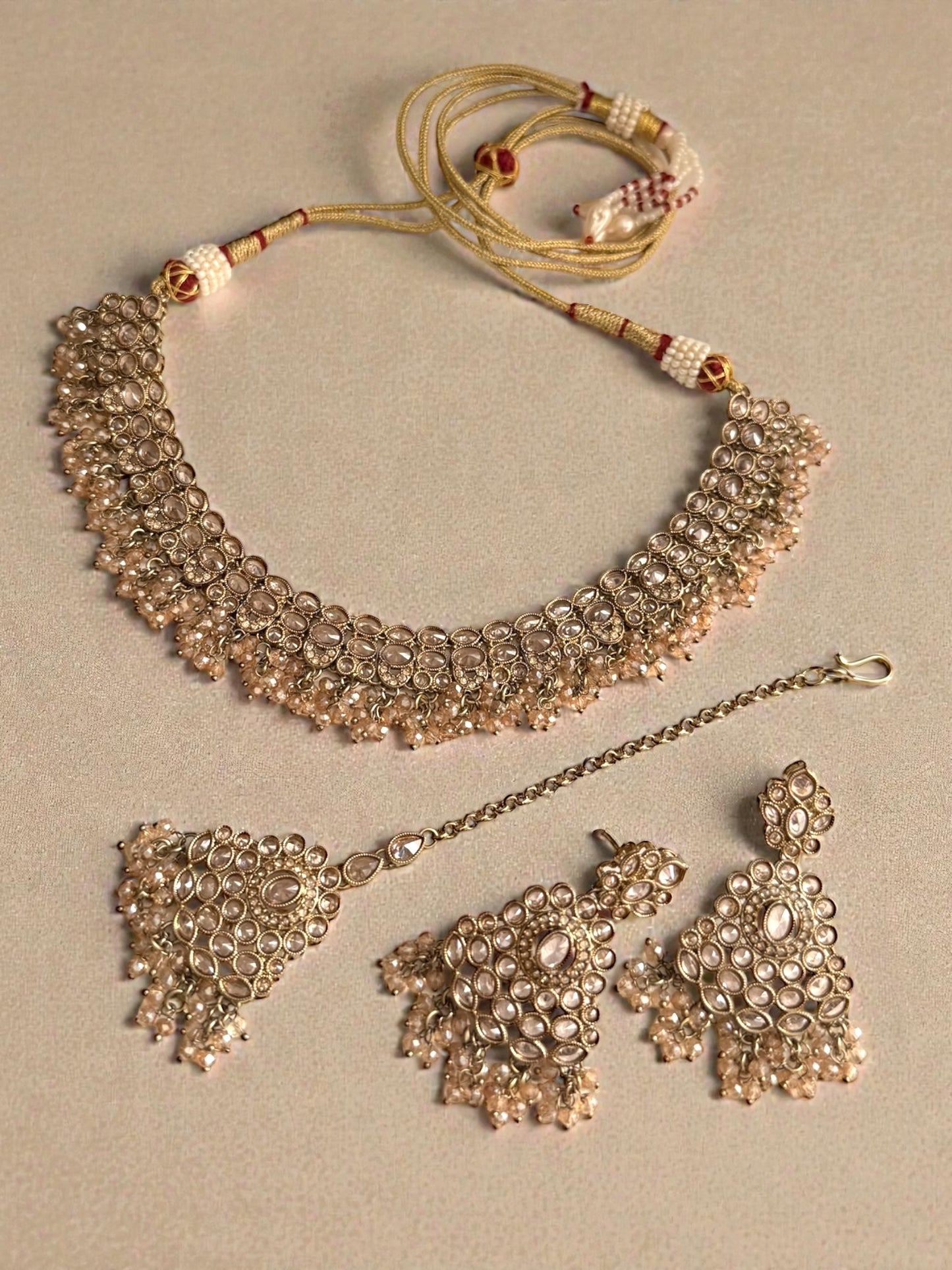 Nesrine نسرين Polki Set in Gold