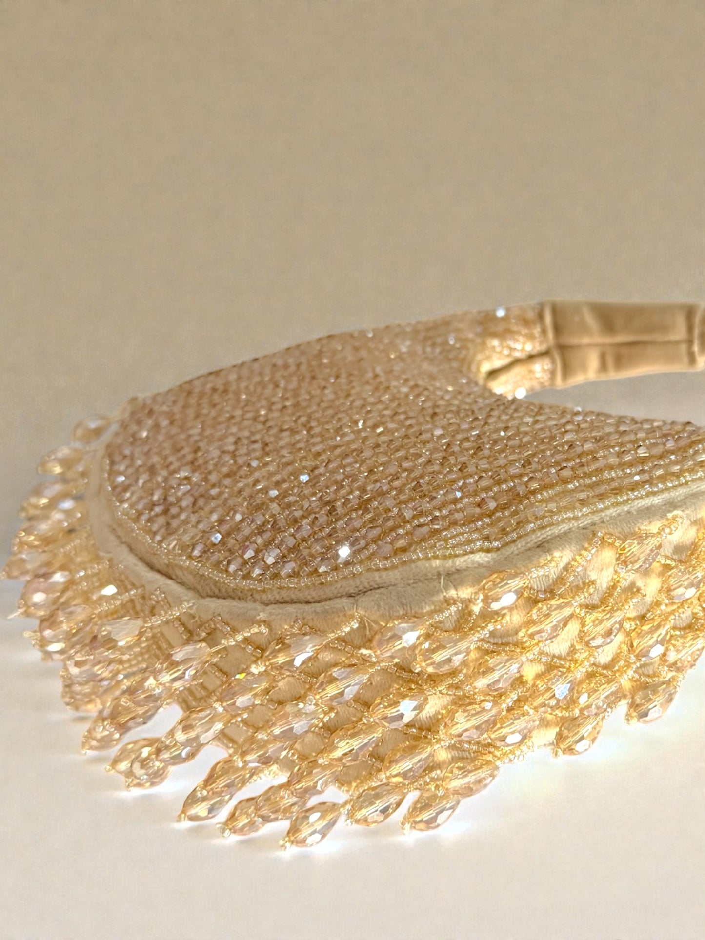 Maha مها Handmade Bag in Champagne Gold