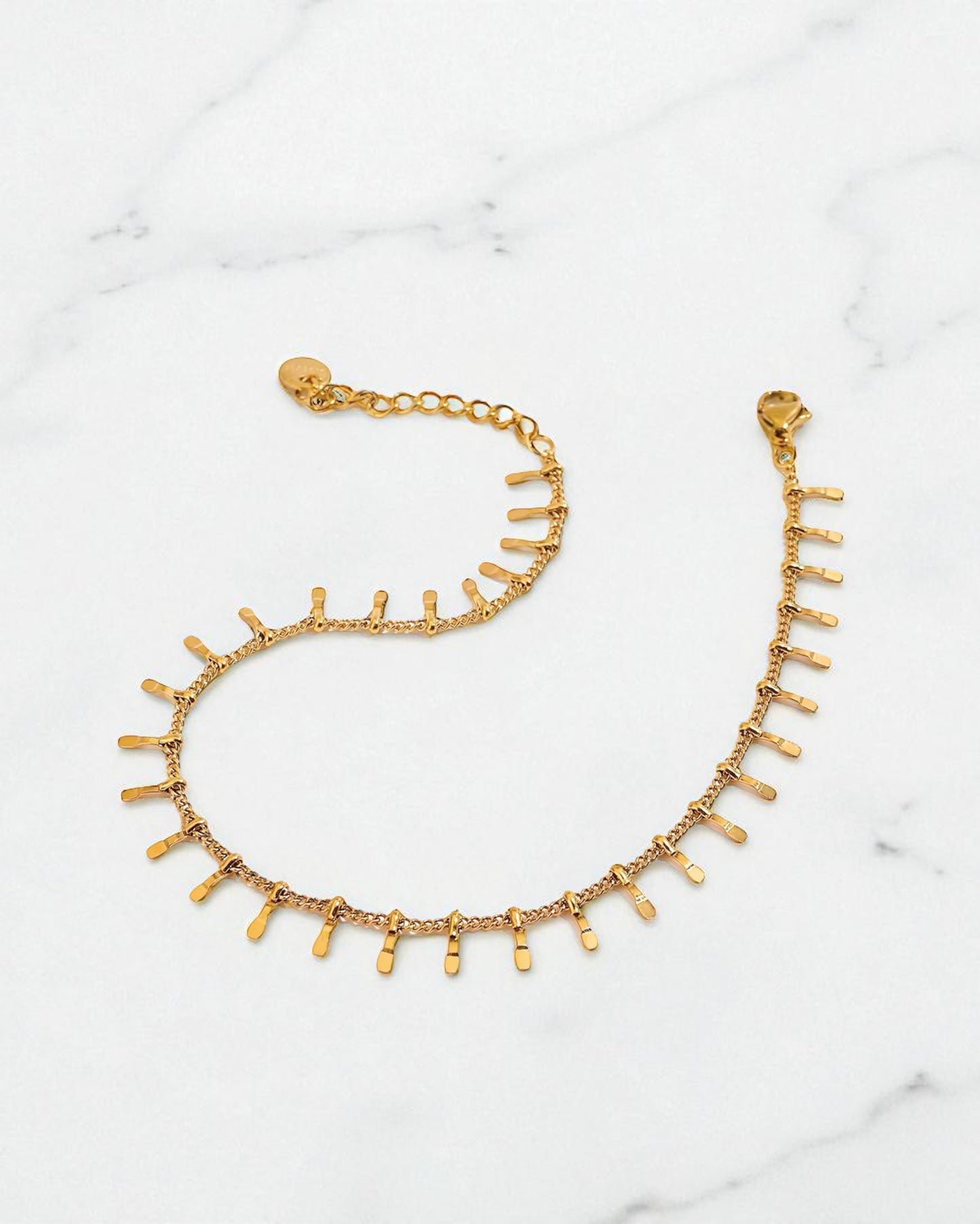 Janhvi जाह्नवी 18K Gold Plated Anklet