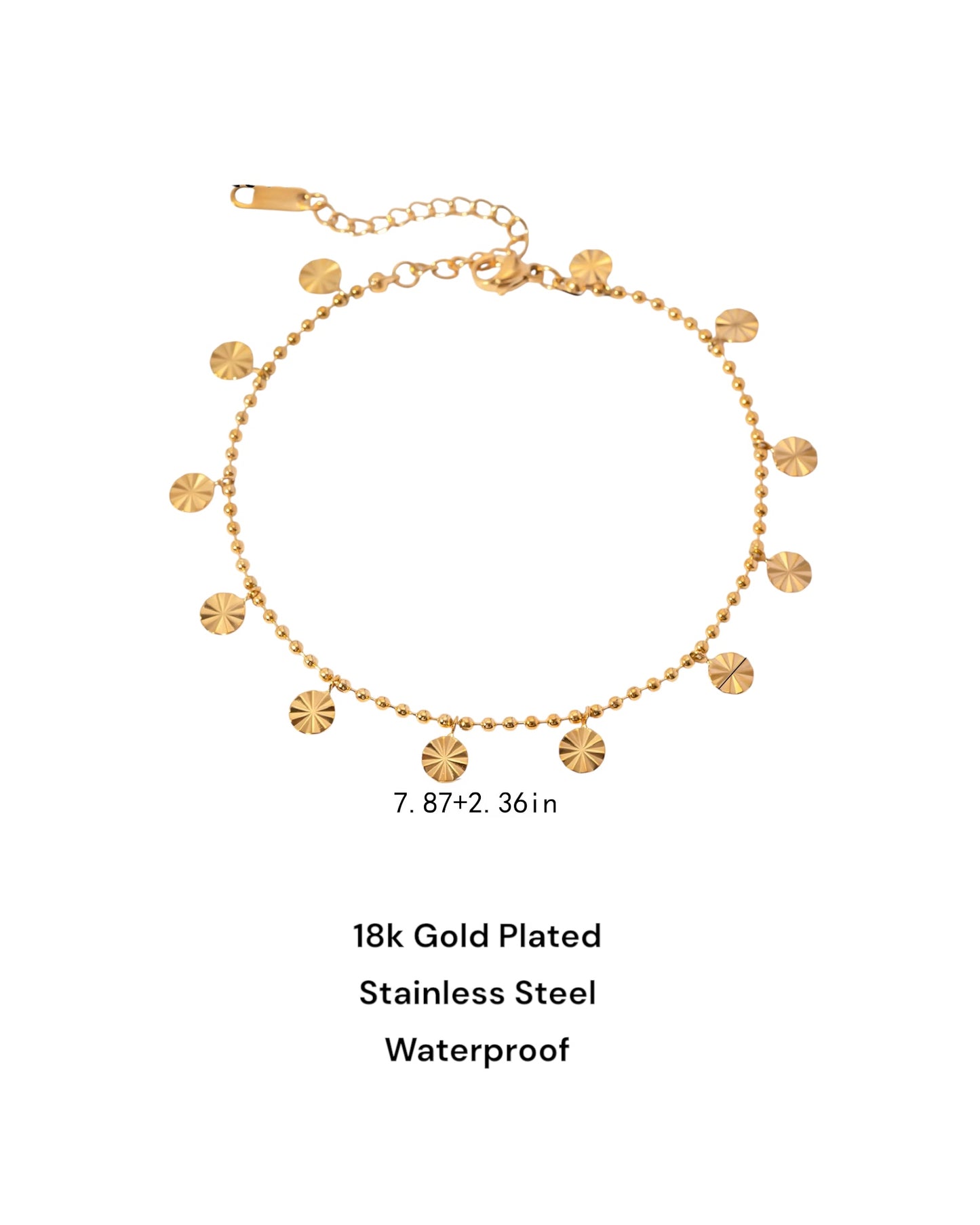 Fahima फहीमा 18K Gold Plated Anklet