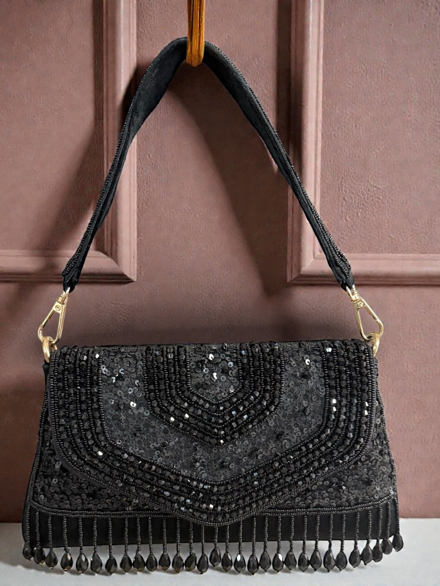 Misk مسك Handmade Bag in Black