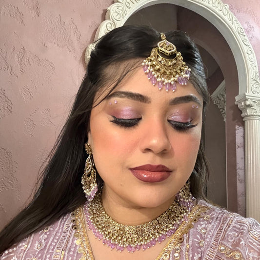 Raksha रक्षा Polki Set in Lavender