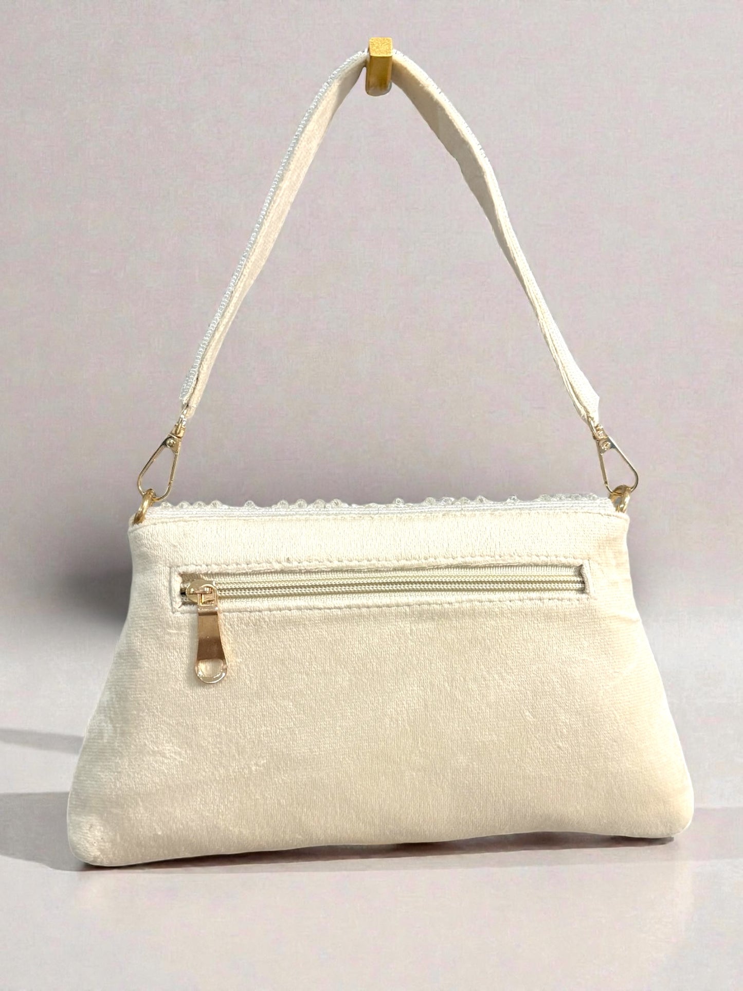 Misk مسك Handmade Bag in Ivory