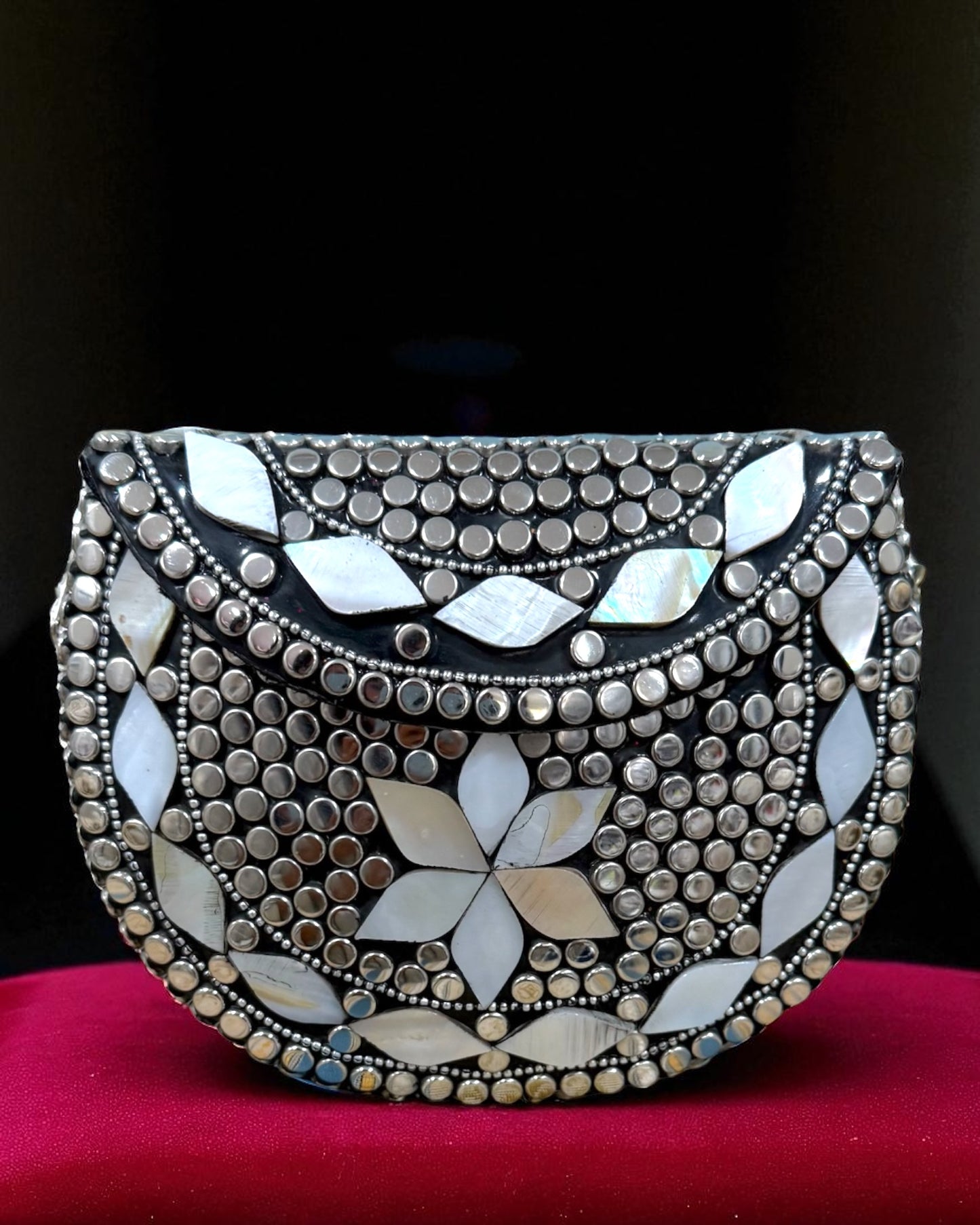 Small Sultana سلطانہ Brass Opal Clutch