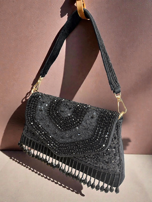 Misk مسك Handmade Bag in Black
